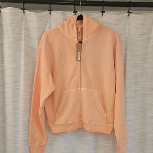 NWT SKIMS French Terry Zip-Up Hoodie Size S
